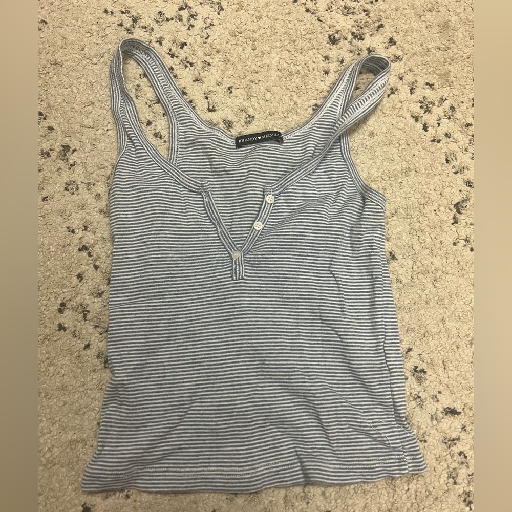 Brandy striped tank top